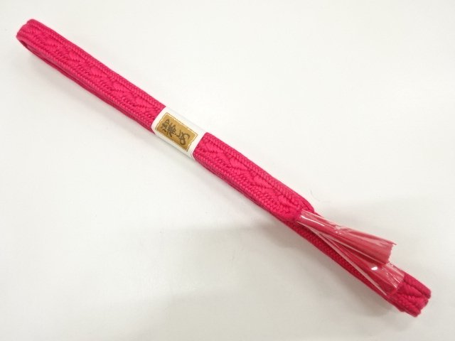 JAPANESE KIMONO / UNUSED HANDTIED OBIJIME CORD 